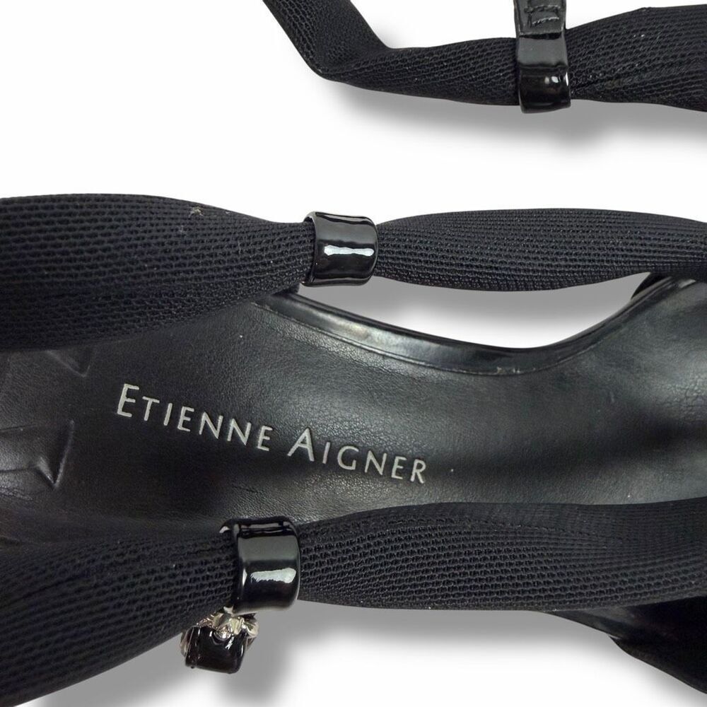 Etienne Aigner 8.5 Black Omnia Heels - Picture 4 of 10